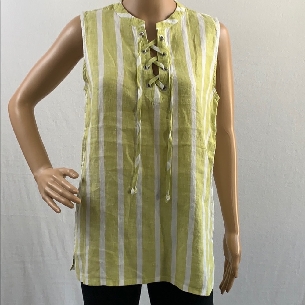 NWT. Chistian Soriano. Sleeveless top. 100%linen